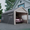 10X20 carport grey